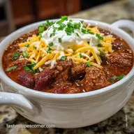 Authentic Texas Chili Recipe with No Beans