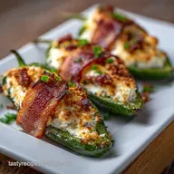 Loaded Jalape&ntilde;o Popper Recipe with Bacon: Crispy Baked