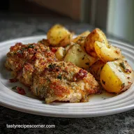 How To Bake Chicken And Potatoes: Crispy Skin & Velvety Centers