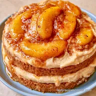 Brown Sugar Peach Layer Cake for 14