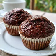 Chocolate Zucchini Muffins in 25 Minutes