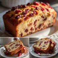 Traditional Christmas Cranberry Bread: Make-Ahead Dessert