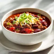 Classic Beef Chili for 7 Servings