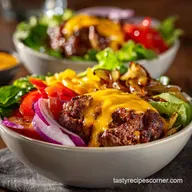 Burger Bowl Recipe: The Healthy Deconstructed Cheeseburger Done Right