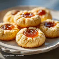 Buttery Cream Cheese Thumbprint Cookies for 24