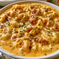 Cheese Tortellini Soup with Sausage
