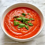 Creamy Tomato Basil Soup in 25 Minutes