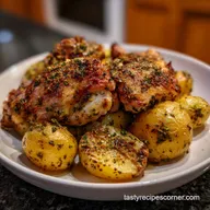 Chicken and Potatoes Recipe: Ultra-Crispy Garlic Parmesan Finish