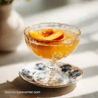 Cuban Peach Cocktail: Silky and Citrus Forward