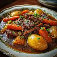 Easy Dutch Oven Pot Roast with Potatoes and Carrots