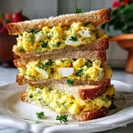 Egg Salad Sandwich Recipe - Quick Prep for 1
