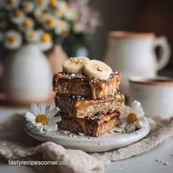 Energizing Banana Oatmeal Bar with Peanut Butter for a Healthy Snack: No-Bake