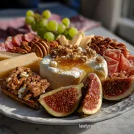 Best New Years Eve Charcuterie Board Idea with Fig: Balanced Feast