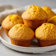 Flourless Pumpkin Muffins: Velvety and Moist