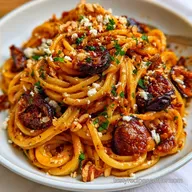 Fresh Fig Pasta with Goat Cheese