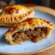 Ground Sausage Recipes for Dinner: Hearty Cheddar Onion Pasties