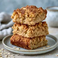 Healthy Oatmeal Snack Bars: Chewy and Cinnamon-Scented