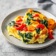 Healthy Overnight Breakfast Casserole with Sweet Potatoes