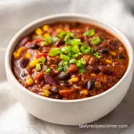 Vegan Chili with Lentils in 30 Minutes