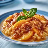 Peach Crumble with Fresh Peaches