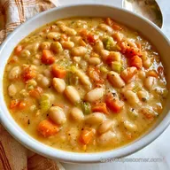 Italian White Bean Soup in 45 Minutes