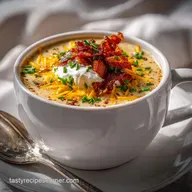 Mouthwatering Keto Loaded Baked Potato Soup