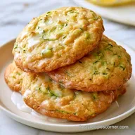 Lemon Glazed Zucchini Cookies in 25 Min