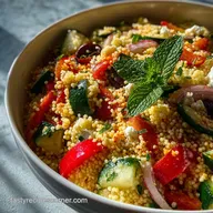 Fresh Mediterranean Couscous Salad in 15 Minutes