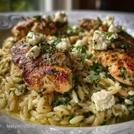 Orzo Recipe: Creamy Lemon Chicken Feta Perfection