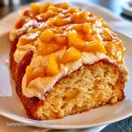 Peaches and Cream Pound Cake: Buttery