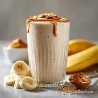 Peanut Butter Banana Shake Ready in 5 Minutes