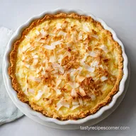 Pina Colada Coconut Pineapple Pie: Silky Tropical Cream