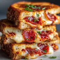 Pizza Grilled Cheese Sandwich Recipe in 13 Minutes