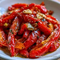 Roasted Pepper Strips for 4 Servings