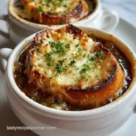 Mouthwatering Slow Cooker French Onion Soup (6 Servings)