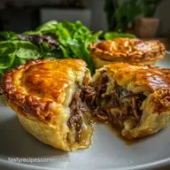 Leftover Steak Recipes: Flaky Steak Stilton Pasties