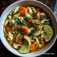 Traditional Crockpot Chicken Noodle Soup: Slow-Cooked Tender