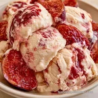Vanilla Fig Ice Cream with Honey