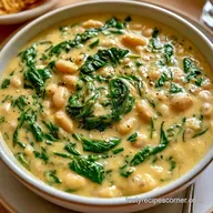 White Bean Spinach Soup in 20 Minutes