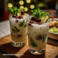 White Christmas Mojitos: Creamy Coconut & Mint
