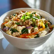 Weight Watchers Egg Roll in a Bowl Recipe with Ground Turkey in 20 Minutes