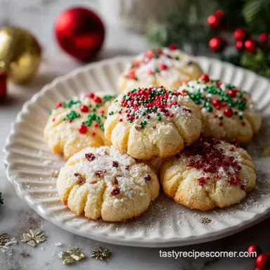 7Ingredient Christmas Butter Cookies Ready in 25 Minutes Recipe Card