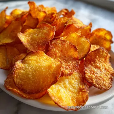 Air Fryer Potato Chips: Crispy Homemade in 50 Minutes Recipe Card