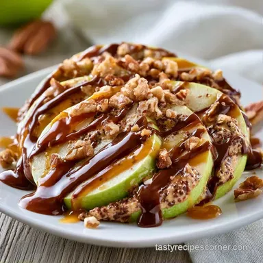 Apple Nachos in 7 Minutes Recipe Card