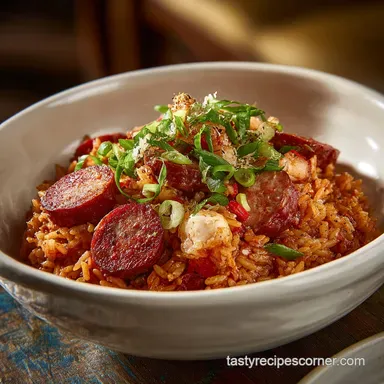 Authentic Jambalaya Recipe with Chicken and Sausage (55 Minutes)