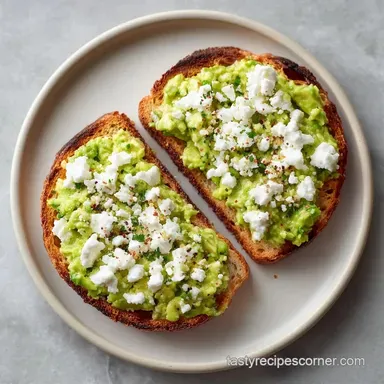 Avocado Cream Cheese Sandwich: 10 Min Recipe Card