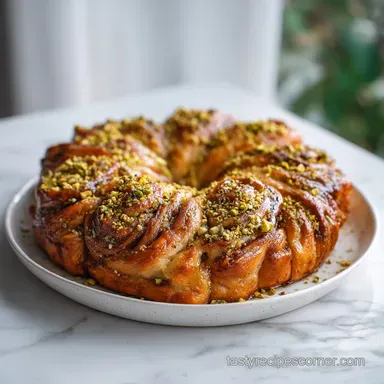 Baklava Pull Apart Bread: Baked in 35 Minutes Recipe Card