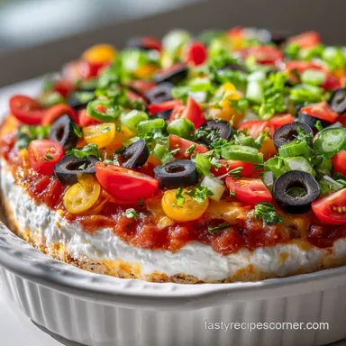 Best Ever 7 Layer Dip Recipe: Party-Ready in 20 Minutes Recipe Card