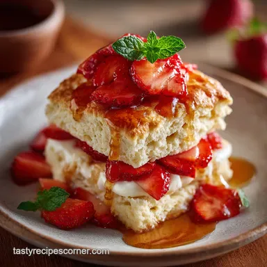 Bisquick Shortcake Recipe: Effortlessly Flaky Tender Shortcakes Recipe Card