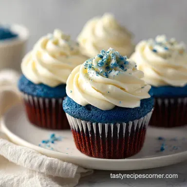 Blue Velvet Cupcakes and Finding | For 12 Servings